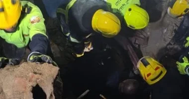 انهيار منزل بقرية ميت السباع في بنها