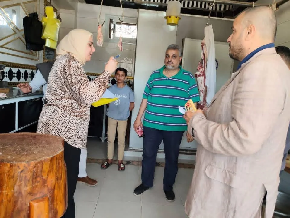 ضبط 125 كيلو لحوم في حملة تفتيشية بالسنبلاوين