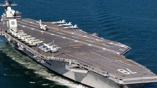 حاملة الطائرات جيرالد فورد تغادر الشرق الأوسط قريباً