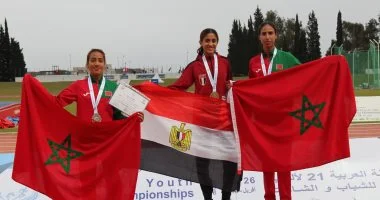 إنجازات جديدة للمنتخب المصري في البطولة العربية لألعاب القوى