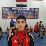 عبد الله حسونة يحقق الذهب في بطولة إفريقيا للمصارعة