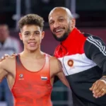 كرم جابر يدعم منتخب المصارعة في بطولة إفريقيا بالإسكندرية