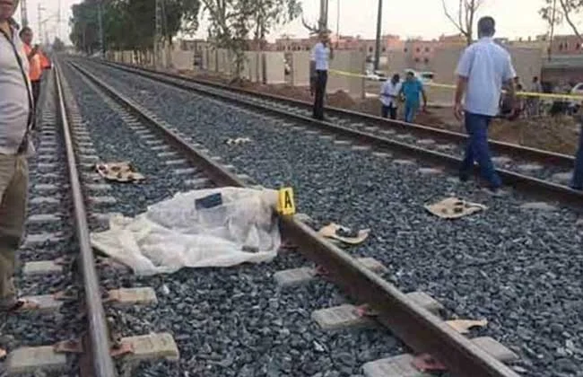 وفاة شخصين إثر حادث قطار في أسوان