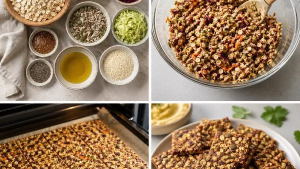 مقرمشات الشوفان الصحية: طريقة إعداد سهلة