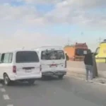 مصرع شخص وإصابة 4 في تصادم على الأوتوستراد