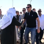 زيارة وزير الرياضة لمركز شباب الشهداء في شمال سيناء