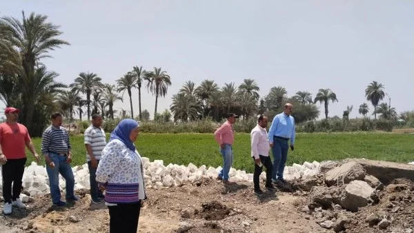 متابعة حملات الإزالة في المنيا تنفيذاً للقوانين