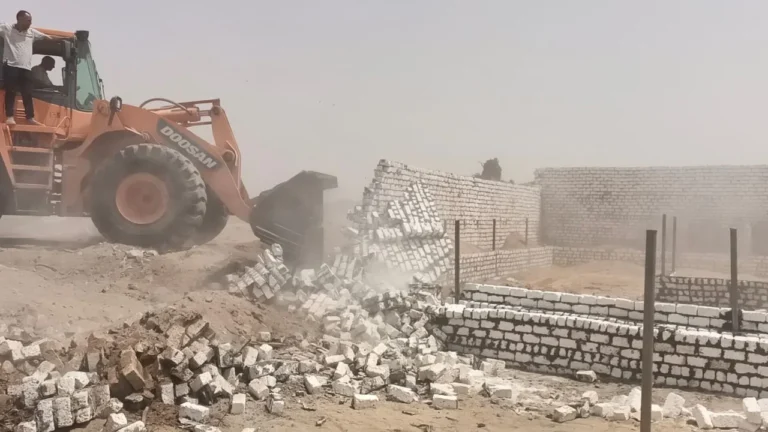 حملات لإزالة المخالفات في محافظة المنيا