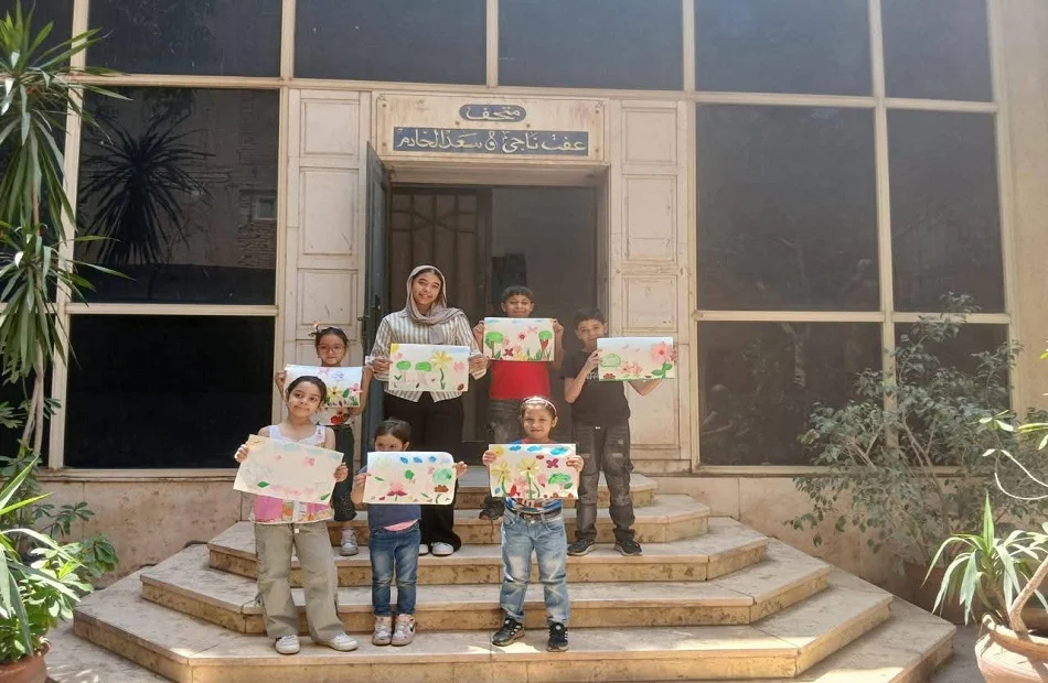 ورشة فنية للأطفال بمتحف عفت ناجي بمناسبة أعياد الربيع