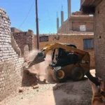 إزالة تعديات الأراضي الزراعية في قرية الزينية بحري