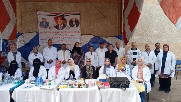 قافلة بيطرية مجانية تعالج 304 حيوانات و3250 طائرًا في الغربية