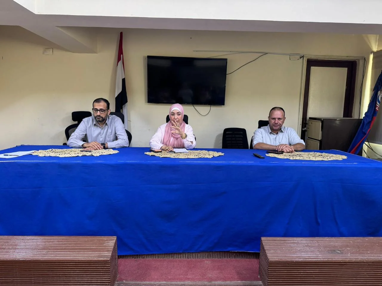 وكيل صحة الفيوم تبحث معوقات العمل ومكافحة العدوى