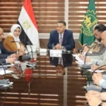 لقاء لتسريع أعمال رصف طريق طوخ بالقليوبية