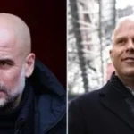 جوارديولا ينافس سلوت على جائزة أفضل مدرب في الدوري الإنجليزي