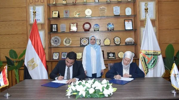 بروتوكول تعاون بين جامعة بنها واتحاد بشبابها