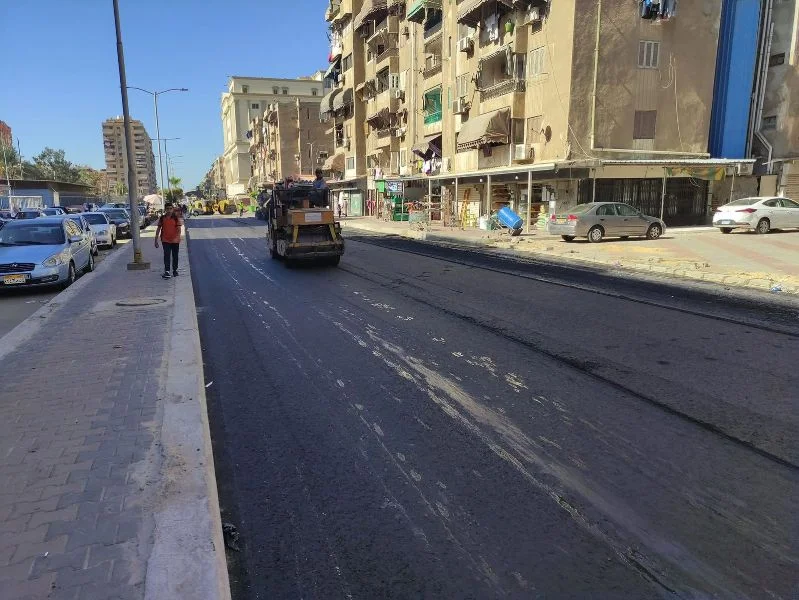 إنهاء أعمال المرافق لطريق طوخ - شبين القناطر