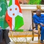 لقاء نائب وزير الخارجية المصري مع رئيس بوروندي