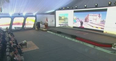 السيسي يدشن 4 مشروعات جديدة عبر الفيديو كونفرانس