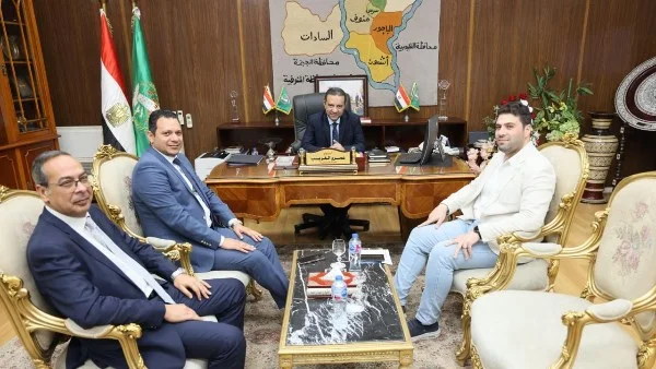تعزيز التعاون بين محافظ المنوفية وجهاز تنمية السادات