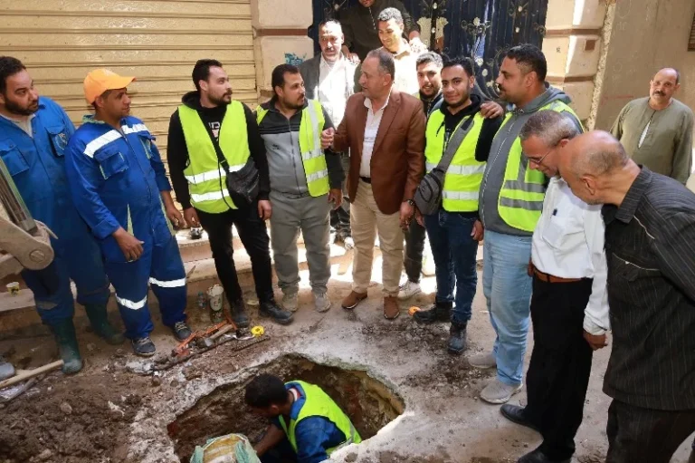 حل أزمة ضعف المياه في ميت حبيش البحرية