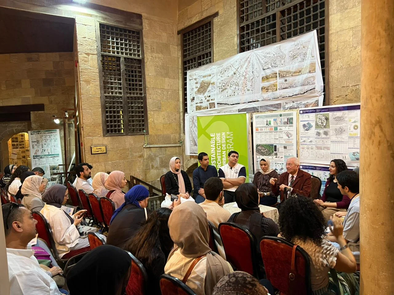 اختتام جلسة حوارية عن الاستدامة في بيت المعمار المصري