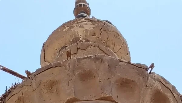 تدهور الحالة الإنشائية لمسجد جوهر المعيني في القاهرة