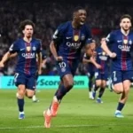 ديمبيلي يفوز بجائزة أفضل لاعب في ذهاب نصف النهائي