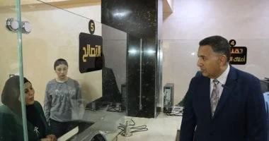 محافظ القليوبية يفتتح مركزاً تكنولوجياً في ميت حلفا