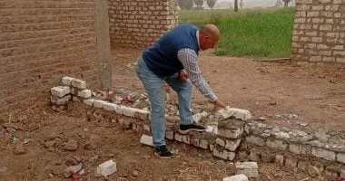 إزالة 12 حالة تعدٍّ على الأراضي الزراعية في سوهاج