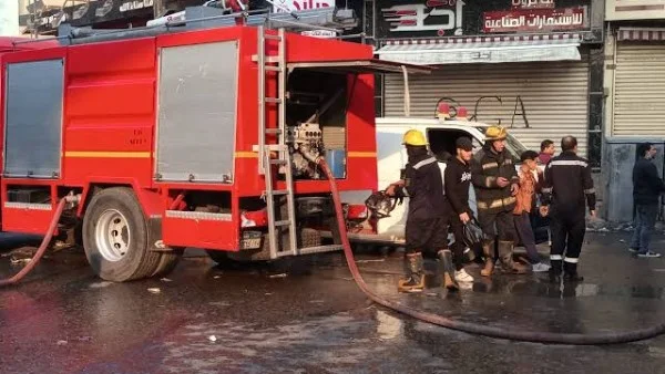 اختناق 3 أشخاص في حريق شقة بالمحلة الكبرى