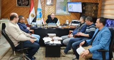 متابعة مشروعات مياه الغربية لتحسين الخدمات للمواطنين