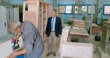 وكيل تعليم أسيوط يتفقد الثانوية الميكانيكية