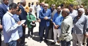 محافظ الأقصر يتفقد الخدمات في المريس والضبعية