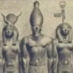 طابع بريد يعود لعام 1947 يوثق ثالوث الملك منكاورع