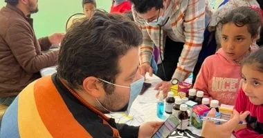 قافلة طبية متكاملة في كينج مريوط من جامعة الإسكندرية