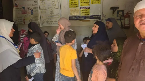 الكشف الطبي المجاني في قرية طنوب بالمنوفية