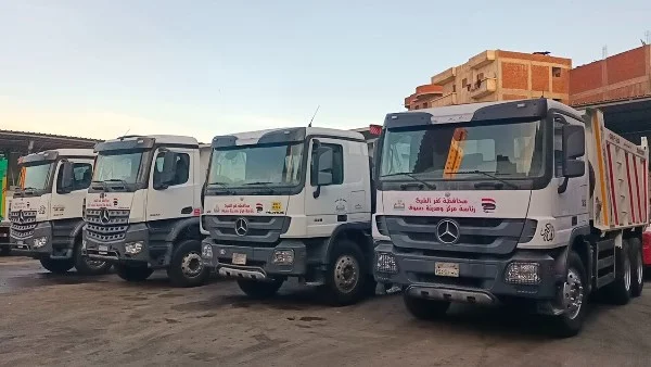 إصلاح 4 سيارات نظافة بكفر الشيخ بـ2.6 مليون جنيه