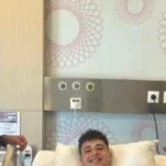 زيارة محمد يوسف ووليد سليمان للاعب بلال عطية بالمستشفى