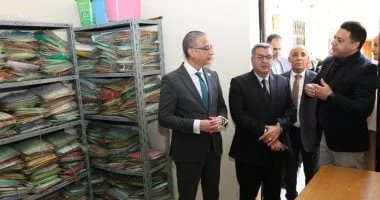 جولة تفقدية لمشروع الجبانات في الجيزة