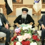 زيارة محافظ الجيزة لمطرانية أكتوبر بمناسبة عيد القيامة