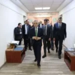 وزير العدل يباشر عمله من مركز الدراسات القضائية