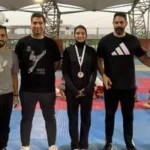 تهنئة وزير الرياضة لسلمى محمد عصام ببرونزية التايكوندو