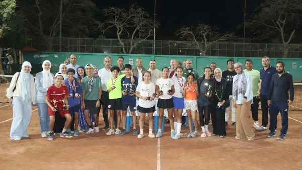 اختتام بطولة الجمهورية للتنس بنادي المنيا الرياضي