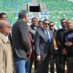 توصيل المرافق لاستاد النادي المصري في بورسعيد