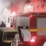 السيطرة على حريق بمعرض كهربائيات في قليوب