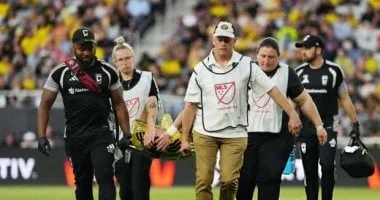 إصابة قوية لمهاجم كولومبوس كرو وسام أبو علي