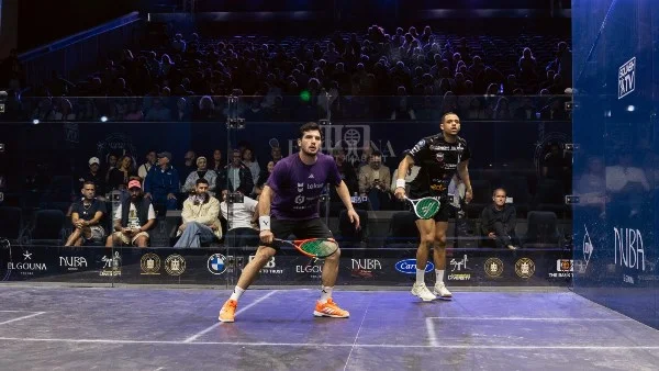 مصطفى عسل يتأهل لنصف نهائي بطولة الجونة للإسكواش