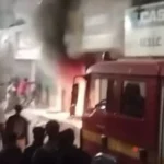 حريق بمعرض أجهزة كهربائية في قليوب