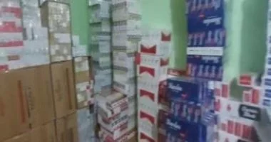 ضبط 51 ألف عبوة سجائر مهربة في الأزبكية