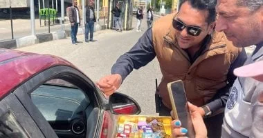 استقبال رئيس مدينة جمصة للزوار بمناسبة شم النسيم